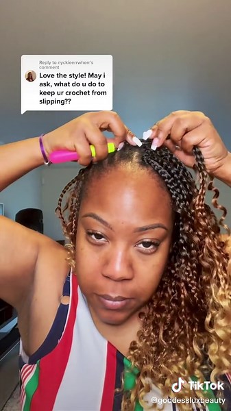 Crochet Hair Styling Tutorial | Directional Loop Technique Explained