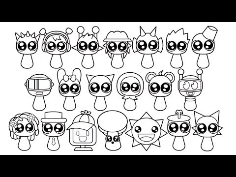 Colorful Cute Characters Collection | Adorable Kawaii Faces Compilation"