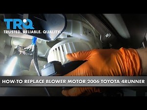 How to Replace Blower Motor 03-09 Toyota 4Runner