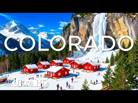 Colorado’s Winter Wilderness 4K ❄️ | Rocky Mountains, Frozen Valleys & Tranquil Western Ambience