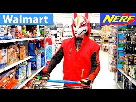 Nerf Fortnite Blaster Shopping At Walmart!