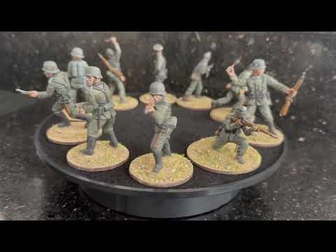 WW2 Matchbox & Airfix German Infantry 1:32 Figures Showcase