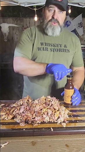 Smoked Pork Shoulder with Sailor Jerry