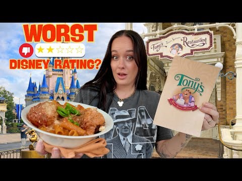 Disney World’s WORST-Rated Restaurant | Tony’s Town Square 2026 Review
