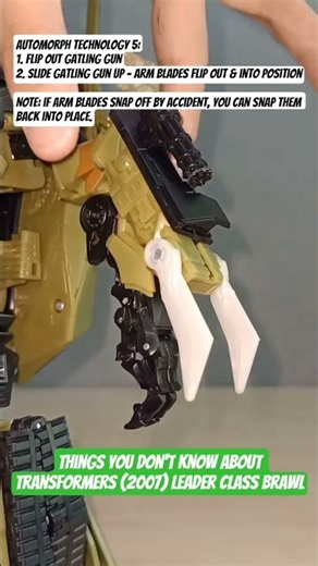 Things You Don't Know About Transformers (2007) Leader Class Brawl: Automorph Technology 5