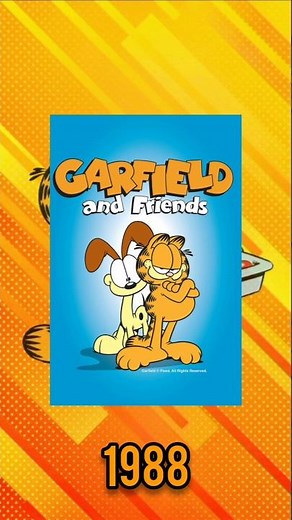 Evolution Of Garfield #garfield #garfieldcartoons
