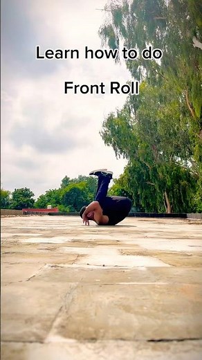 Learn fast how to Front Roll #tutorial