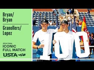 100th TITLE! | Bryan/Bryan vs. Granollers/Lopez Iconic Full Match | 2014 US Open Final