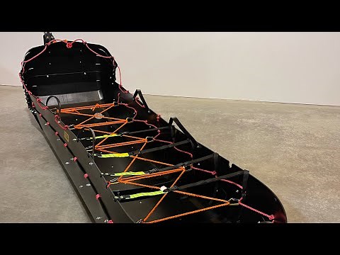2023 Arctic Expedition 9.5 ft Uhmw sled made and sold by Yukon Expedition Sleds in Canada.
