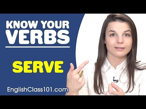 SERVE - Basic Verbs - Learn English Grammar