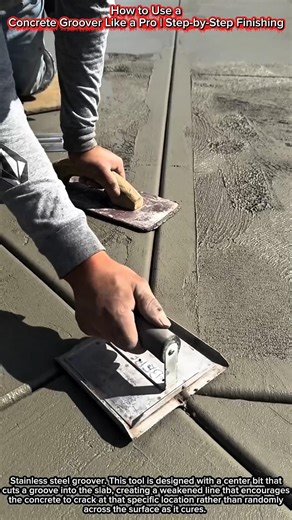 How to Use a Concrete Groover Like a Pro | Step-by-Step Finishing