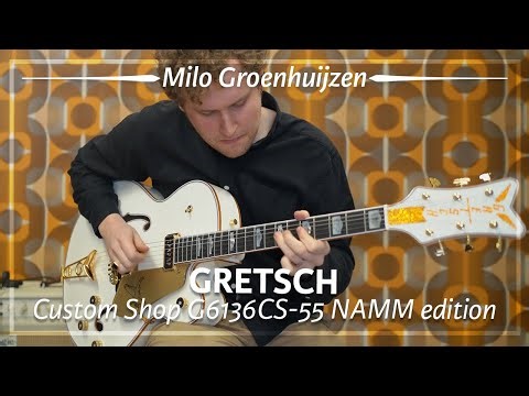 Gretsch Custom Shop G6136CS-55 White Falcon NOS NAMM Edition played by Milo Groenhuijzen | Demo