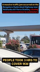 1.7K views · 12 reactions | A massive traffic jam on the...