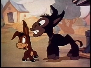 The Barnyard Brat (1939) Color Classic Disobedient donkey Spunky's pranks create havoc amongst the sheep, geese and chicks until he's publicly decried; a barnyard bully. | Cult Cinema Classics