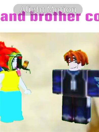Ojalá lo vea🗣️🔥 #meandbro #meandbrother #newanimation #Vivaroblox #aligthmotion