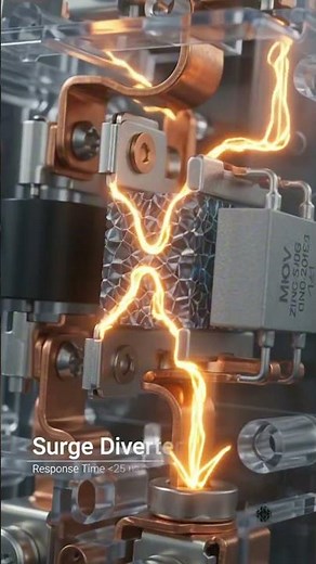 ⚡ How Does an SPD (Surge Protective Device) Work?