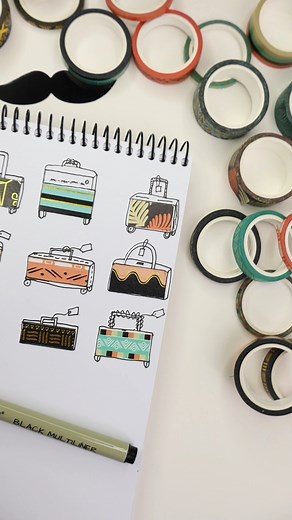 1.2K views | Add character to your drawings with our Drawing Pens and Washi Tapes. Create unique patterns and textures effortlessly, perfect for journaling, scrapbooking, or artistic projects. Comment "Link" and we’ll DM you a link to the products! #DrawingPens #WashiTape #CreativeArt #StationeryLove #MrPen | Mr. Pen | Facebook