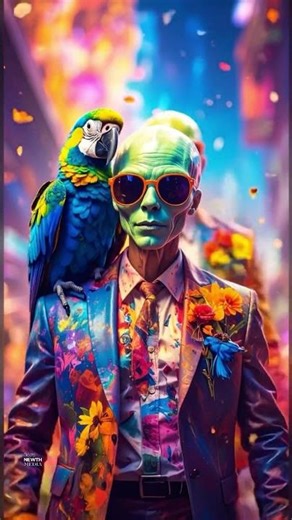 Aliens are different - Tango meets Hip-Hop: Enthusiasm, full of Energy, Ai Art