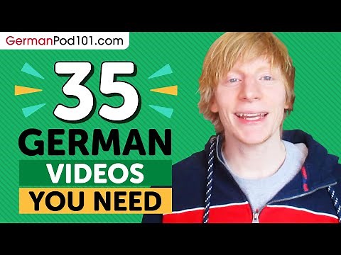 35 Beginner German Videos You Must Watch | Learn German