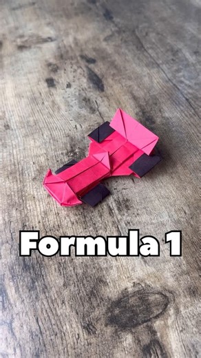 Origami World on Instagram: "Origami Formula 1 Tutorial #formula1 #f1 #origami #origamitutorial #origamiart #papercraft"