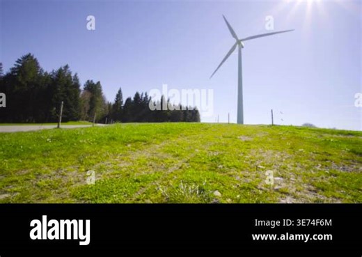 Green renwable energy source wind generator - Wind energy Stock Video Footage - Alamy