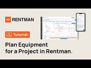 Rentman Tutorial | How to Plan Equipment for a Project