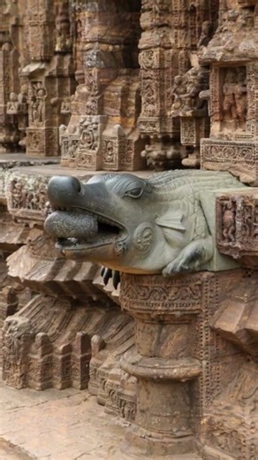 😱😲🕉️ Wow! Makara Sculpture of Konark Sun Temple କୋଣାର୍କ ସୂର୍ଯ୍ୟ ମନ୍ଦିରର ମକର ପ୍ରତିମା