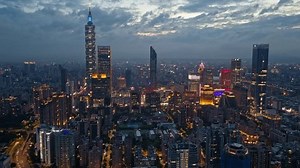 clip-3528313917-aerial-hyperlapse-moody-dusk-above-downtown-taipei