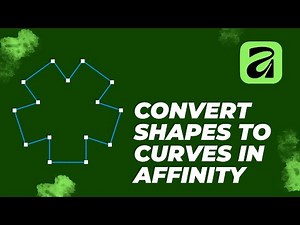 Your Shape Won't Edit? How to Convert Shapes to Curves in Affinity 3 (Beginner Fix)