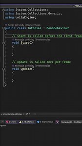 Aprende a Programar en Unity | Creación y lo básico sobre los Scripts #shorts