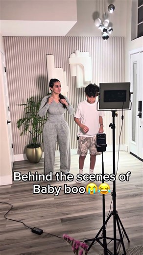 Behind the scenes of baby boo 😂😭 #shorts ￼