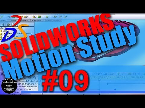 Motion Study ( 09 Using Camera ) SOLIDWORKS Tutorial