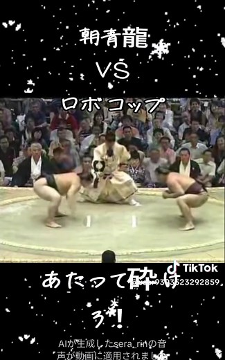 朝青龍 VS ロボコップ: 豊昇龍礼やり直しと1000万円チャレンジ