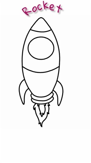 Rocket 🚀 #painting #coloring #art #drawing #rocket