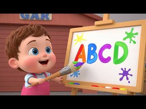 Baby Learns ABCD, Colors & Numbers | Cartoon Videos | Nursery Rhymes & Kids Songs