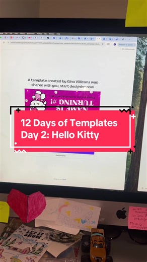 Exclusive Hello Kitty Template Giveaway for 12 Hours