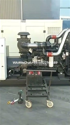 Customer inspection and testing of Cummins generator sets before shipment. #generator_set