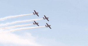 Aerobatic teams stage thrilling performances at AERO Asia show