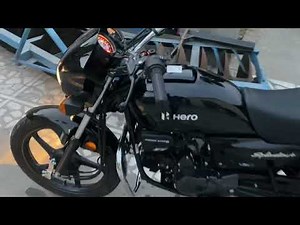 Full black z black hero splendor modifie modified splendor