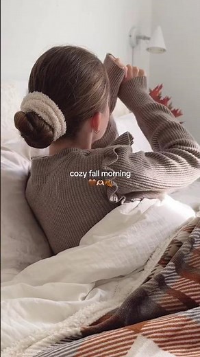 🍂✏️ Cozy Fall School Morning Routine🥐💄🎒: GRWM for a Productive Day ☕📖😍💯 #FallMorningRoutine