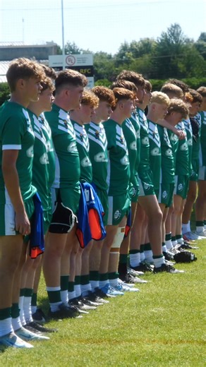 7.1K views · 144 reactions | ⚪️ No prouder moment than pulling on that green jersey. Well done to all those involved this afternoon — memories made forever. Shoulder to shoulder.  | Rugby League Ireland | Facebook