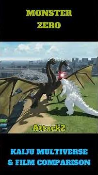 Monster Zero Kaiju Multiverse & Film Comparison #kaijumultiverse #ghidorah #roblox