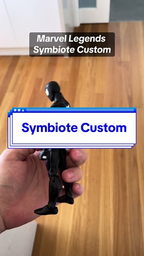 Marvel Legends Symbiote Custom Figure Transformation