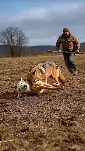 Homeowner fight wolf to save her dog #rescue #wolf #wildlife | Only one Savannah