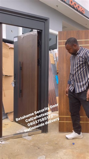 Why Choose Our Security Doors? ✔ Reinforced steel construction for maximum resistance ✔ Advanced multi-point locking systems ✔ Weather-resistant finishes for lasting performance # From front entrances to patio access and business premises, our security solutions provide dependable protection and enhanced property value. 📞 Contact us on 08037585172 today for a professional consultation and complimentary quote. Invest in security. Invest in confidence. #SecurityDoors #HomeSecurity #PropertyProtec