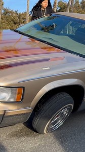 Cadillac LOWRIDER cruising in 3 wheel motion at a Classic Car Show in Long Beach, California! 🏖️ | Skid Society