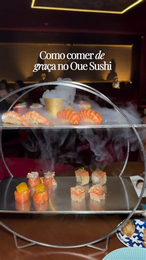 Gustavo Mey - Indica Zona Sul - São Paulo | Como comer de graça no Oue Sushi! 🍣 O @ouesushi lançou a promoção do Dado da Sorte. 🎲 Como funciona: Promoção válida para unidade ABC e... | Instagram
