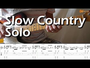 Slow Country Solo With Downloadable Tab And Backing Track