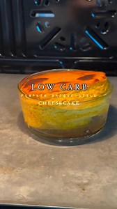 Low-Carb Basque Pumpkin Cheesecake came out better than expected! Oftentimes I have an idea in my head based off of my old recipes with a few tweaks, and they typically come out pretty decent....however, I feel this was exceptional and urge everyone to do a test run cuz you’ll be making triple for Thanksgiving!🦃 COMMENT “basque” if you want to make this! - 1 c pumpkin puree - 3/4 c greek yogurt - 2 eggs - 1 tsp vanilla - 1 tsp pps - Option to add sweetener to taste, however I never do. Mix in a