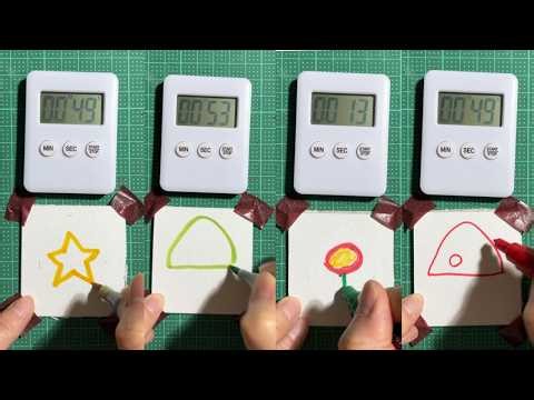 60 Seconds Per Egg! Easter ASMR Drawing Challenge 🐣⏱